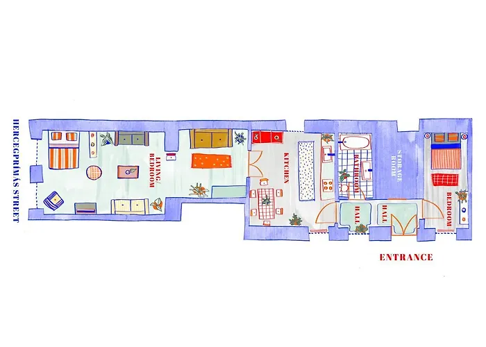 Bright & Spacious Loft With Basilica View شقة *